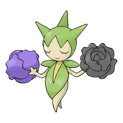 풀/독 타입 포켓몬 로젤리아 이로치의 이미지