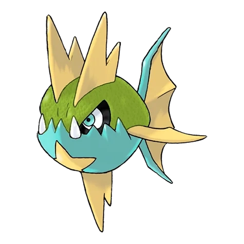 물/악 타입 포켓몬 샤프니아 이로치의 이미지