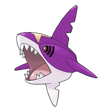 물/악 타입 포켓몬 샤크니아 이로치의 이미지