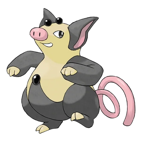 에스퍼 타입 포켓몬 피그킹 이로치의 이미지