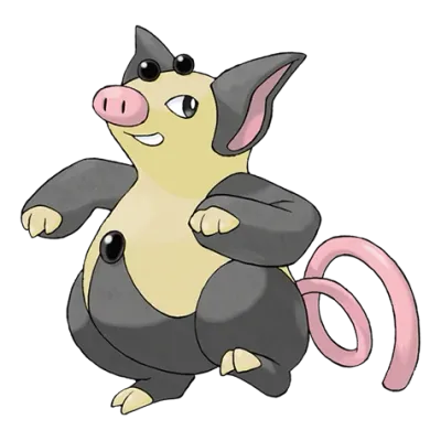 에스퍼 타입 포켓몬 피그킹 이로치의 이미지