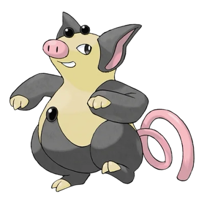 에스퍼 타입 포켓몬 피그킹 이로치의 이미지