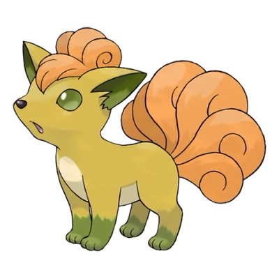 불꽃 타입 포켓몬 식스테일 이로치의 이미지