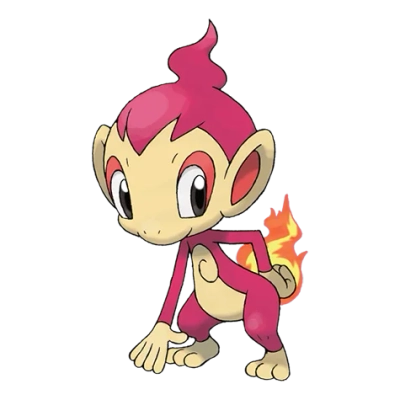 불꽃 타입 포켓몬 불꽃숭이 이로치의 이미지