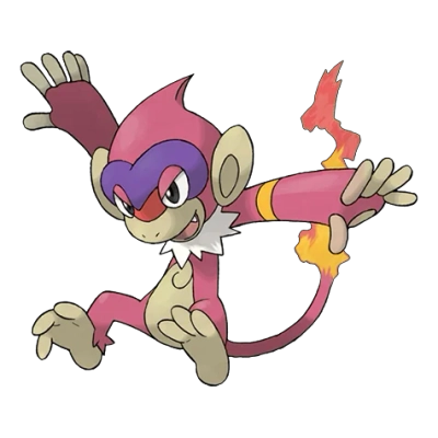 불꽃/격투 타입 포켓몬 파이숭이 이로치의 이미지