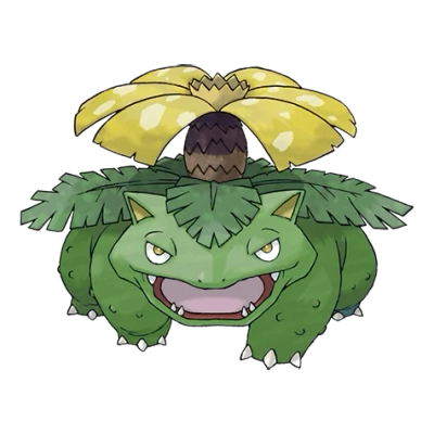 풀/독 타입 포켓몬 이상해꽃 이로치의 이미지