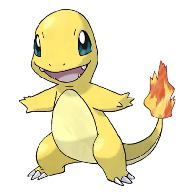 불꽃 타입 포켓몬 파이리 이로치의 이미지