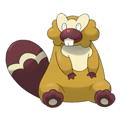 노말/물 타입 포켓몬 비버통 이로치의 이미지