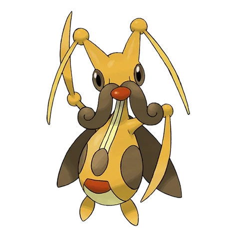 벌레 타입 포켓몬 귀뚤톡크 이로치의 이미지