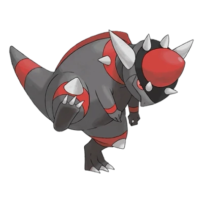 바위 타입 포켓몬 램펄드 이로치의 이미지