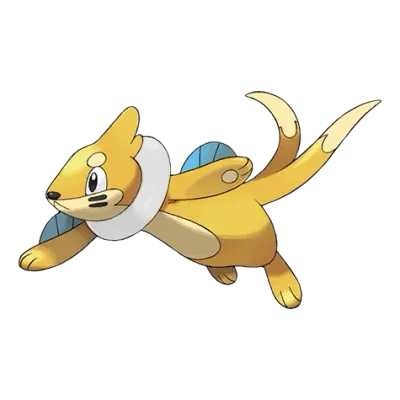 물 타입 포켓몬 브이젤 이로치의 이미지