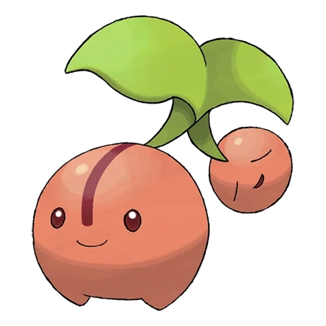 풀 타입 포켓몬 체리버 이로치의 이미지