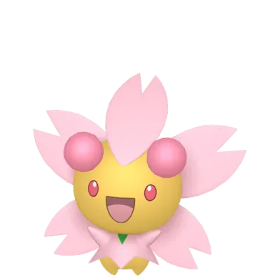 풀 타입 포켓몬 체리꼬 이로치의 이미지
