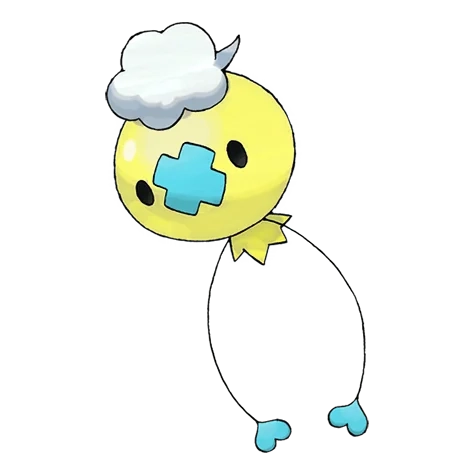 고스트/비행 타입 포켓몬 흔들풍손 이로치의 이미지