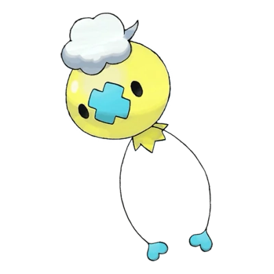 고스트/비행 타입 포켓몬 흔들풍손 이로치의 이미지