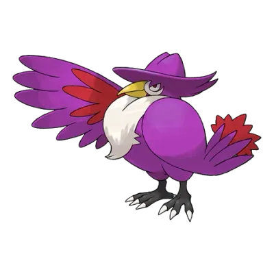 악/비행 타입 포켓몬 돈크로우 이로치의 이미지