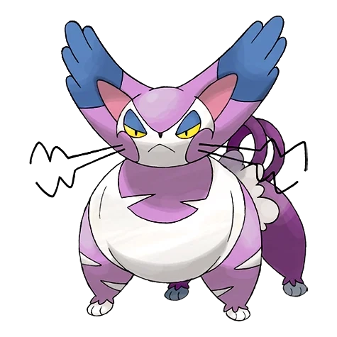 노말 타입 포켓몬 몬냥이 이로치의 이미지