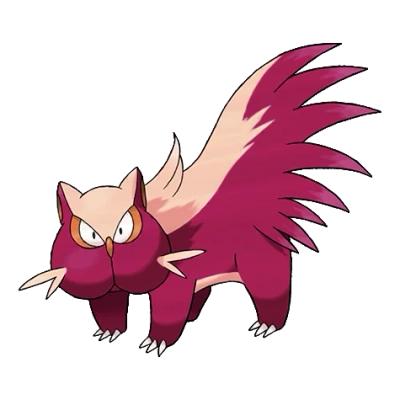 독/악 타입 포켓몬 스컹뿡 이로치의 이미지