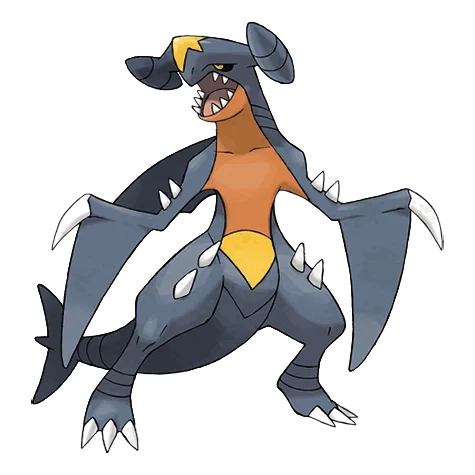 드래곤/땅 타입 포켓몬 한카리아스 이로치의 이미지