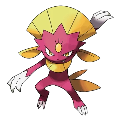 악/얼음 타입 포켓몬 포푸니라 이로치의 이미지