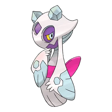 얼음/고스트 타입 포켓몬 눈여아 이로치의 이미지