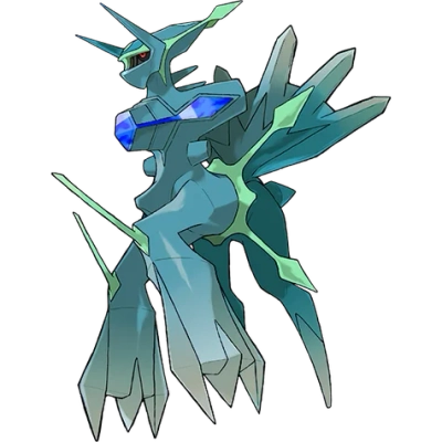 강철/드래곤 타입 포켓몬 디아루가 이로치의 이미지