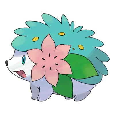 풀 타입 포켓몬 쉐이미 이로치의 이미지