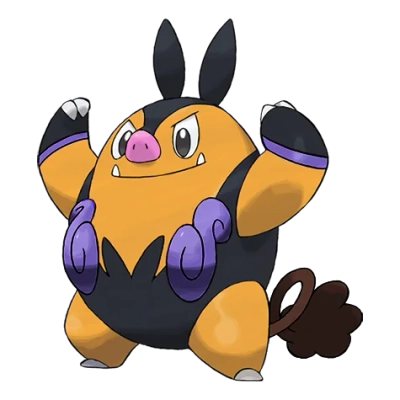 불꽃/격투 타입 포켓몬 차오꿀 이로치의 이미지