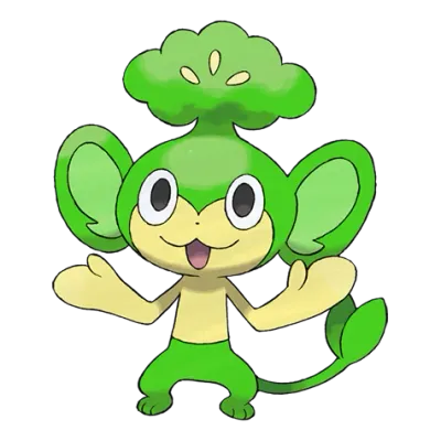 풀 타입 포켓몬 야나프 이로치의 이미지