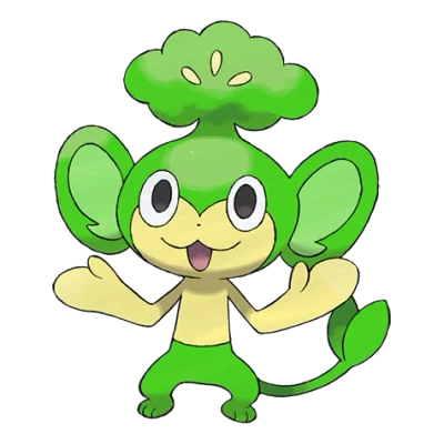 풀 타입 포켓몬 야나프 이로치의 이미지