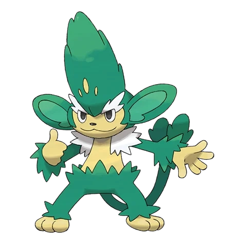 풀 타입 포켓몬 야나키 이로치의 이미지