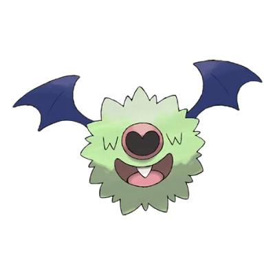 에스퍼/비행 타입 포켓몬 또르박쥐 이로치의 이미지