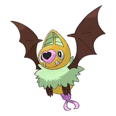 에스퍼/비행 타입 포켓몬 맘박쥐 이로치의 이미지