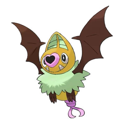 에스퍼/비행 타입 포켓몬 맘박쥐 이로치의 이미지