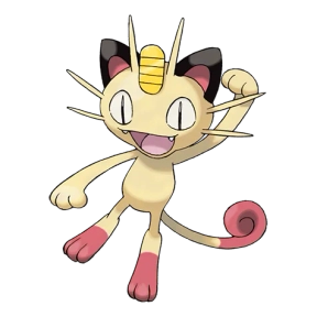 노말 타입 포켓몬 나옹 이로치의 이미지