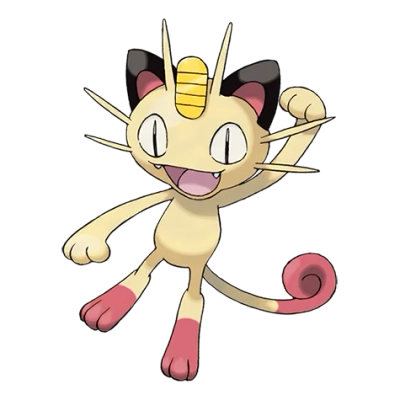 노말 타입 포켓몬 나옹 이로치의 이미지