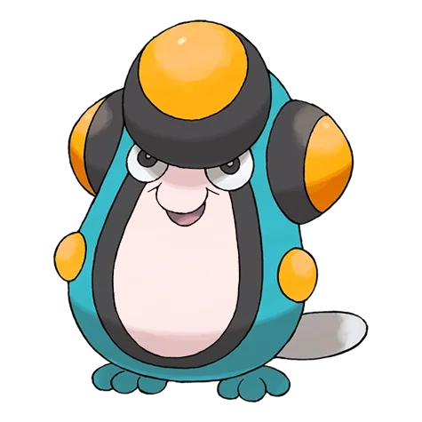 물/땅 타입 포켓몬 두까비 이로치의 이미지