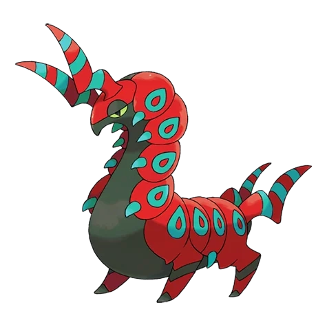 벌레/독 타입 포켓몬 펜드라 이로치의 이미지