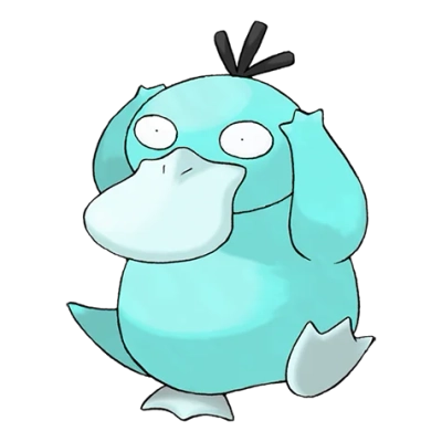 물 타입 포켓몬 고라파덕 이로치의 이미지