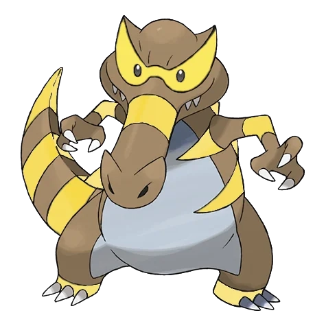 땅/악 타입 포켓몬 악비아르 이로치의 이미지