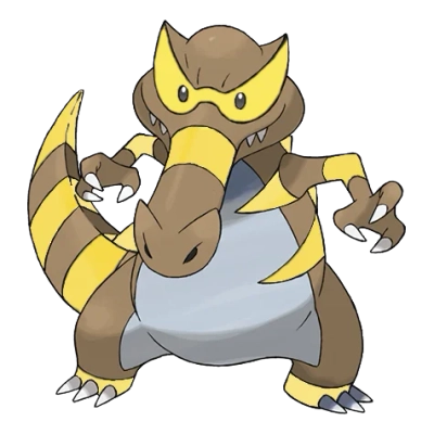 땅/악 타입 포켓몬 악비아르 이로치의 이미지