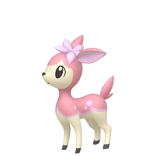 노말/풀 타입 포켓몬 사철록 이로치의 이미지