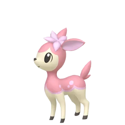 노말/풀 타입 포켓몬 사철록 이로치의 이미지