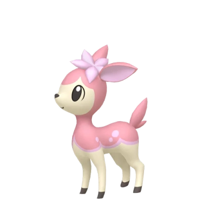 노말/풀 타입 포켓몬 사철록 이로치의 이미지