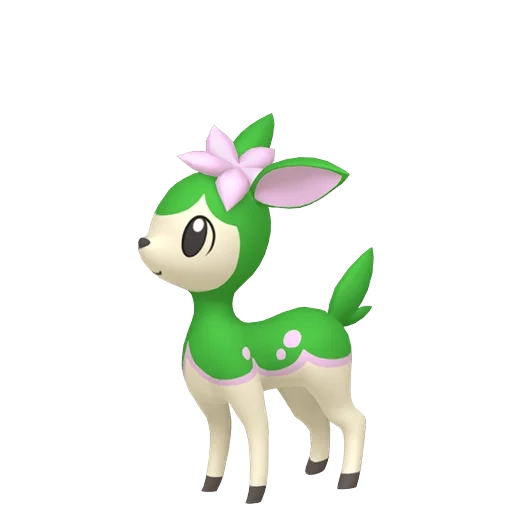 노말/풀 타입 포켓몬 사철록 이로치의 이미지