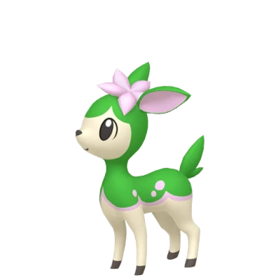 노말/풀 타입 포켓몬 사철록 이로치의 이미지