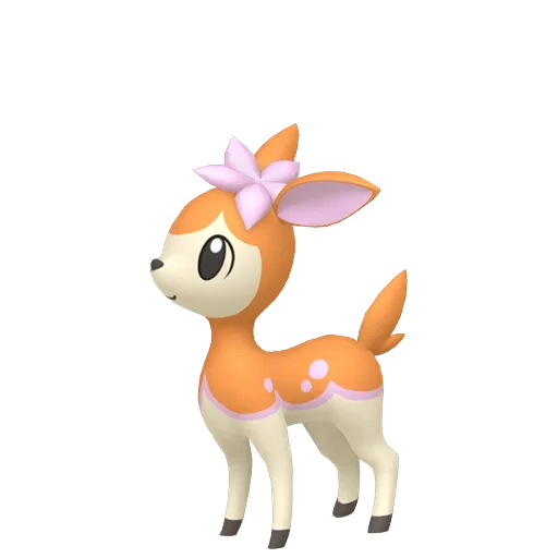 노말/풀 타입 포켓몬 사철록 이로치의 이미지