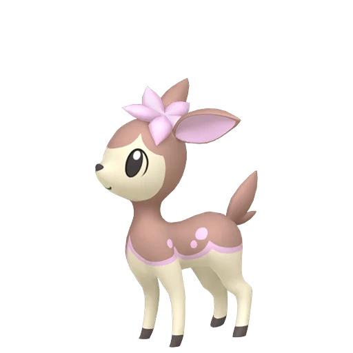 노말/풀 타입 포켓몬 사철록 이로치의 이미지