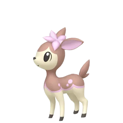 노말/풀 타입 포켓몬 사철록 이로치의 이미지