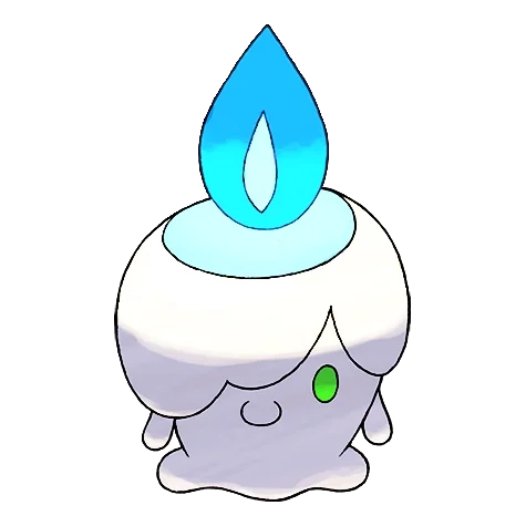 고스트/불꽃 타입 포켓몬 불켜미 이로치의 이미지